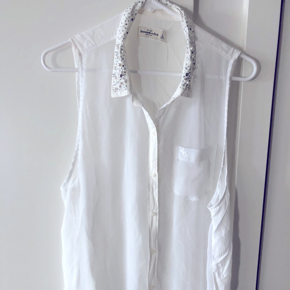 Abercrombie and Fitch beaded tank top